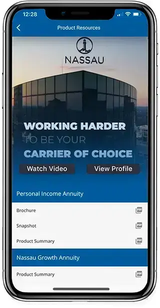 picture of agent app marketing materials