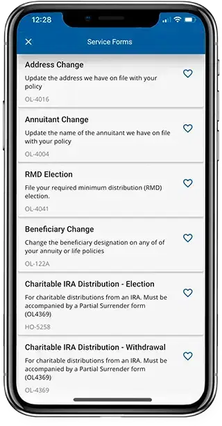 picture of agent app service forms