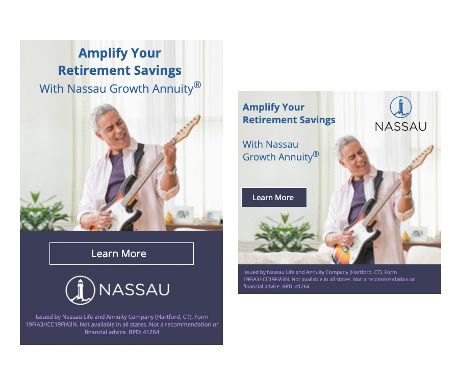 Nassau Growth Annuity Digital Ads